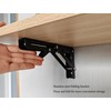 DAZIMOU Folding Wall Projector Shelf, Projector Wall Mounted Folding Floating