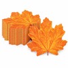 100Pcs Fall Leaf Luncheon Napkins Autumn Thanksgiving Maple Leaves Napkins