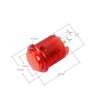 Jiu Man 5 Piece 24mm Full Color LED Illuminated Push
