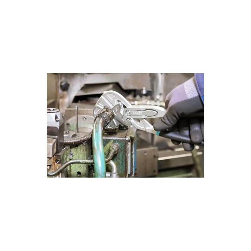 HAZET Pliers Wrench 762-18, Length 180 mm, Fine Locking Spacing,