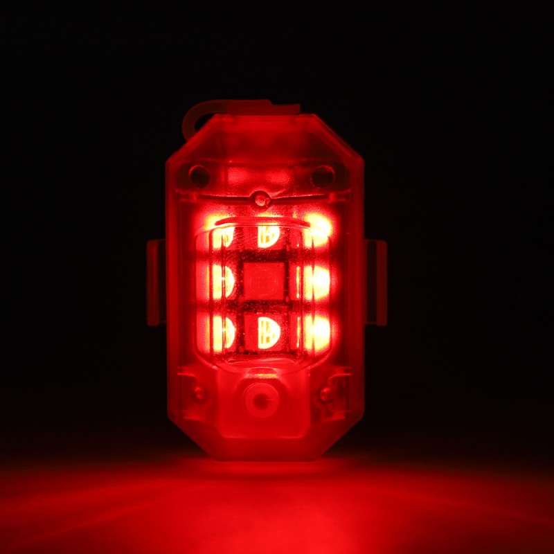 4Pcs LED Strobe Light High Brightness Waterproof Portable Wireless Flashing