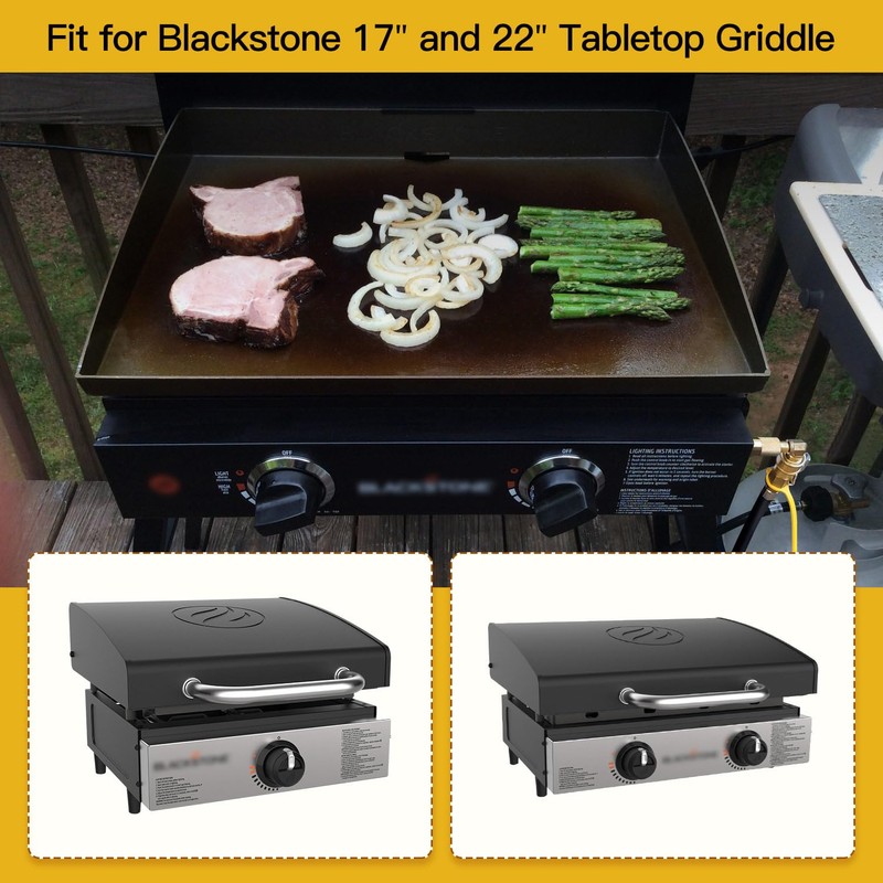 CALPOSE 1/4" RV Quick Connect Adapter for Blackstone 17 &