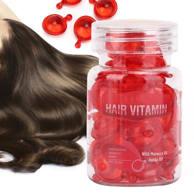 Cápsulas Para El Cuidado Del Cabello, Mejora La Sequedad Y