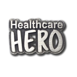Healthcare Hero Lapel Pin by StockPins – Appreciation and Recognition Gift for Doctors, Nurses, CNAs, and Frontline Essential Workers, Made in the USA