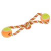 Kerbl Pet Pull Toy Balls, 34 cm, Orange, Cotton