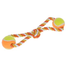 Kerbl Pet Pull Toy Balls, 34 cm, Orange, Cotton