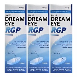 Dream Eye 드림아이 RGP 다목적용액 350ml X 3개 Dream Eye RGP Multi-Purpose Solution 350ml x 3