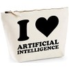 Hippowarehouse I love artificial intelligence printed make up cosmetic wash