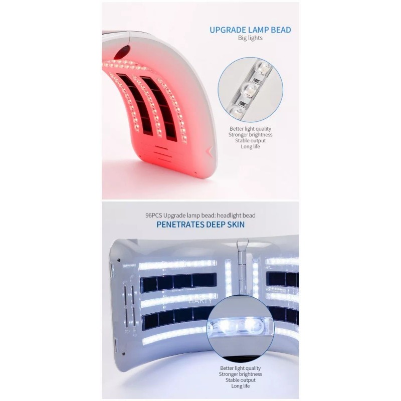 ForeverLily Maquina Facial De Led 7 Colores,para Cara Y Cuello
