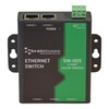 BRAINBOXES SW-005 Brainboxes Unmanaged Ethernet Switch 5 Ports, DIN Rail/Wall,