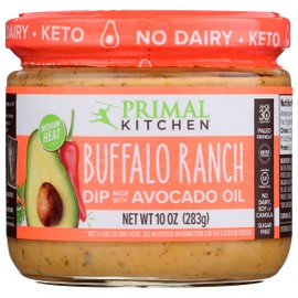 Primal Kitchen Buffalo Ranch Dipping Made With Avocado Oil, Dairy Free, 10 Ounces (Pack Of 6)