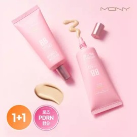 Macqueen New York [1+1] 맥퀸뉴욕 로즈 PDRN 광채 비비크림/ 콜라겐 히알루론산/ 주름끼임없는 쫀득 밀착커버 [1+1] Macqueen New York Rose PDRN Radiant BB Cream / Collagen Hyaluronic Acid / Firm Fitting Cover Without Wrinkles [Radiance BB Cream 1+1]