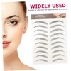 Outanaya 12pcs Waterproof Makeup Eyebrow Stickers Realistic Like Imitation for