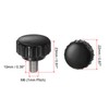 sourcing map 6pcs Knurled Clamping Knobs M6 x 10mm Metric