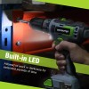 WORKPRO 20V Cordless Drill Driver Kits 3/8'' Keyless Chuck 2.0Ah