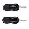 Black Guitar Wireless Transmitter Receiver Kit with Reverberation Type C