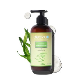 Aleavia Unscented Prebiotic Body Lotion – Fragrance-Free, All-Natural Moisturizing Body Lotion – Sulfate-Free Lotion for Sensitive Skin – 12 Oz