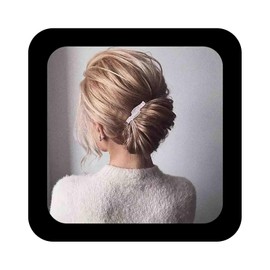 Allereya Pearl Hair Clip Tiny Pearl Hair Clip Pearl Wedding Headwear French Pearl Head Clip Decorative Headwear Bridal Hair Accessories for Women and Girls