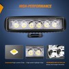 Nilight LED Light Bar 2PCS 18W 6Inch Flood LED Pods