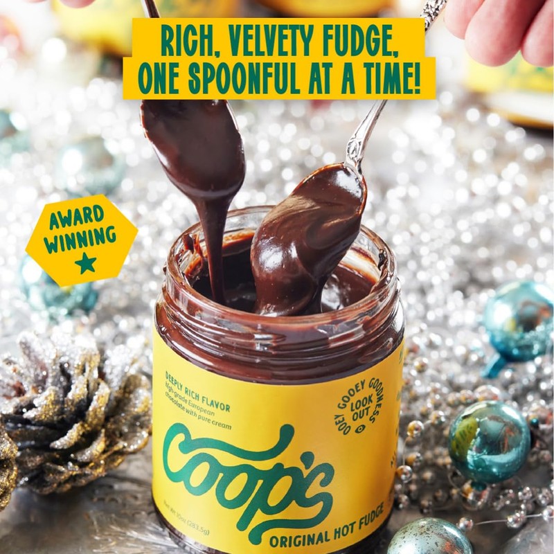 Coop's Original Hot Fudge: Gourmet, All Natural, Handcrafted, Gluten Free,