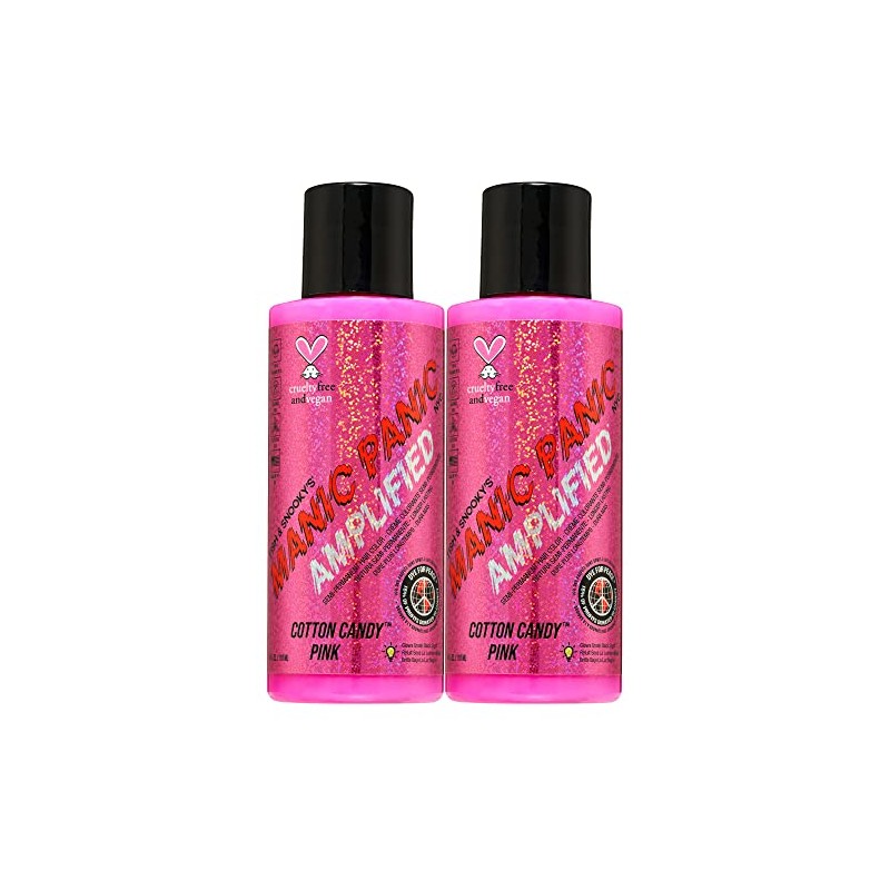 Manic Panic Color de pelo rosa de algodón 2PK
