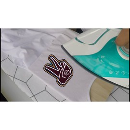 True Face 6 Pieces Iron On Patches, Embroidery Applique Patches Stickers Sew On Patches and Badges Fabric Repair Patch for Kids Clothes Jeans Jackets Shoes Backpacks T Shirt