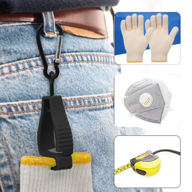 Yucenora 3PCS Glove Holder Clips, Glove Buckle Accessory, Hanging on