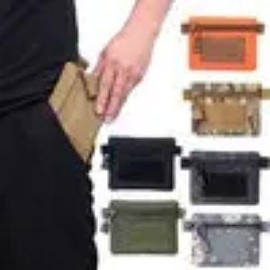 Tactical Molle Key Wallet for Outdoor Waist Sundries Storage Small Pack Card Bag - Color: Khaki, Qty: 1 Pack