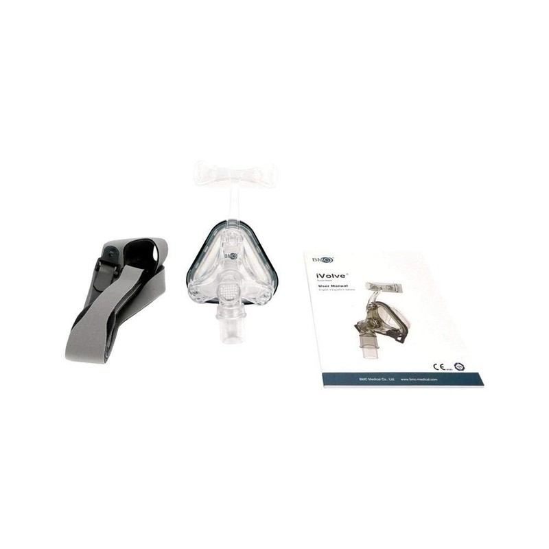 BMC Mascarilla Nasal con Soporte NM2 para Cpap y Bpap