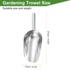 HARFINGTON Garden Soil Scoop 10.63 x 4.72 Stainless Steel Hand