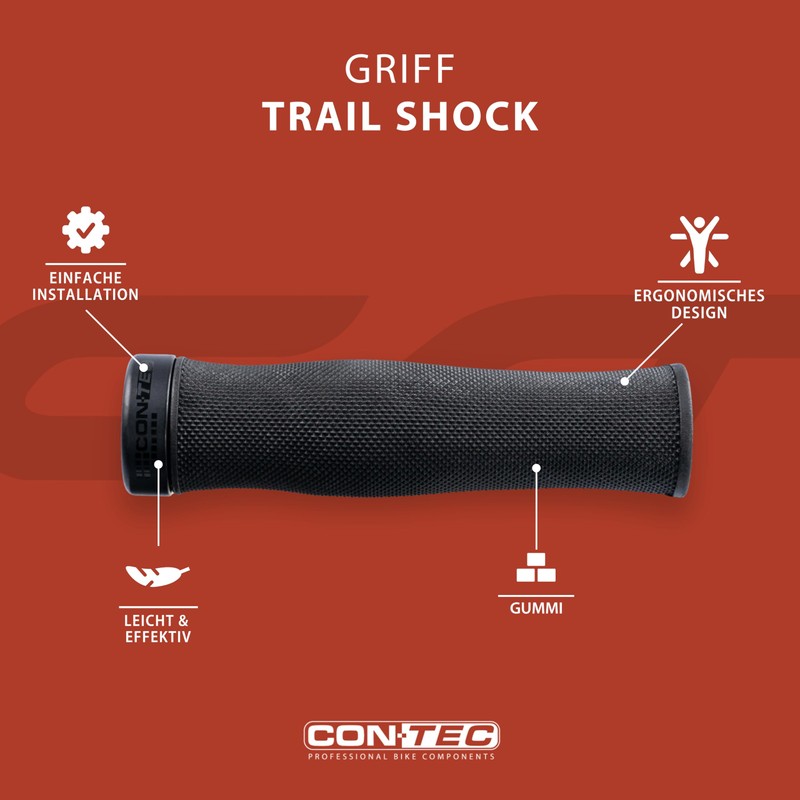 'Contec "Trail Shock D2 Dual Compound Handlebar Clamp Bicycle Handlebar