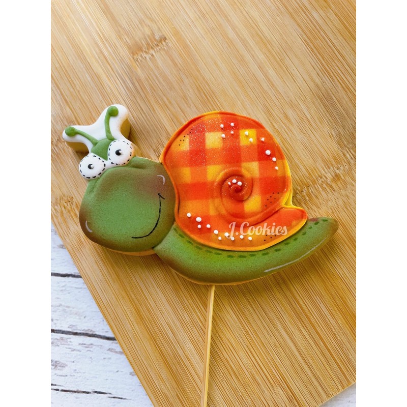 LILIAO Animal Snail Cookie Cutter, 3.7", Stainless Steel