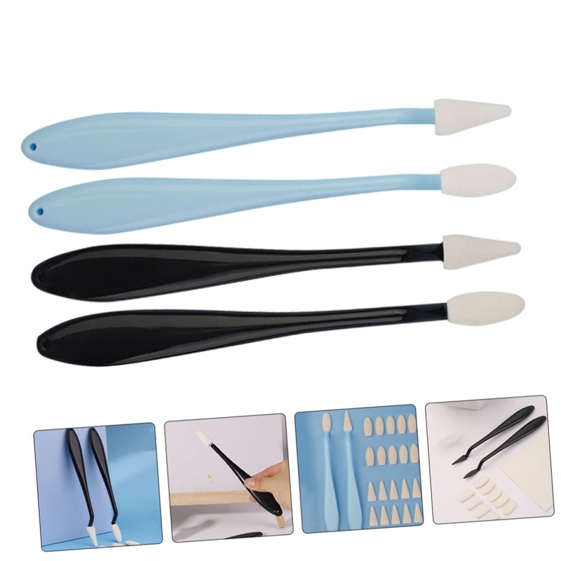 Operitacx Dual Tip Drawing Art Blenders Tools Eraser Sponge for