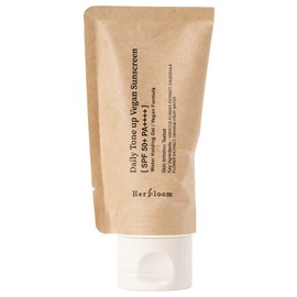 [Vegan Life] Herbloom Daily Tone Up Vegan Sunscreen SPF50+ PA++++, 50ml, 1 piece / [비건라이프] 허블룸 데일리 톤 업 비건 선스크린 SPF50+ PA++++, 50ml, 1개