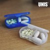 UNIS 6 Pack Small Thin Style Emergency Pill Medication Portable