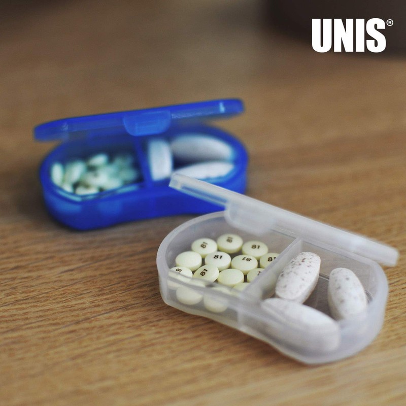 UNIS 6 Pack Small Thin Style Emergency Pill Medication Portable