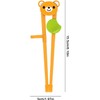 3 Pairs Kids Chopsticks Training Set, Reusable Cartoon Chopsticks for