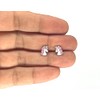 Pink Unicorn Pony Head Earrings - 925 Sterling Silver