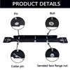 VANROUG Garage Door Opener Bracket, Black Steel, Door Mount, Adjustable