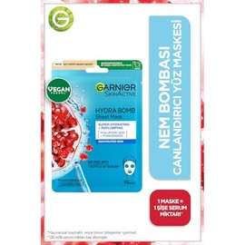 Garnier Skin Naturals Aqua Bomb - Máscara de hoja (paquete de 1)