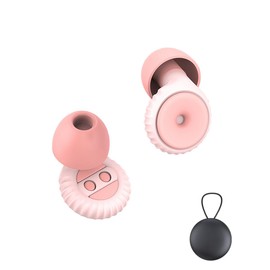 Ear Plugs for Sleeping Noise Cancelling EarPlugs Reusable Ear Concert Protection for Musicians,Rave,Focus,Moto and Sleep 25dB Silicone Earplugs Noise Reduction 8 Pair Ear Tips (XS/S/M/L) Pink