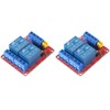 2PCS DC 12V 2 Channel Relay Module with Isolated Optocoupler