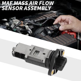 A ABSOPRO MAF Sensor No.1366220 MAF Mass Air Flow Sensor for Volvo 850 1993-1997 Plastic Metal Black