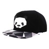 White Fang CA317 Flat Brim Hat, Cap, Panda, Animal, Cute,