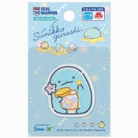 Irohaism SU352-SU30 Sumikko Gurashi Seal, Iron, Patch, Starry Sky Sanpo