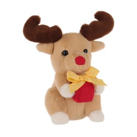 Apricot Lamb Surprise Elk Stuffed Animals for Kids, Soft Cute Plush Toys for Baby Girl and Boy, Fluffy Surprise Elk 7.1 Inches