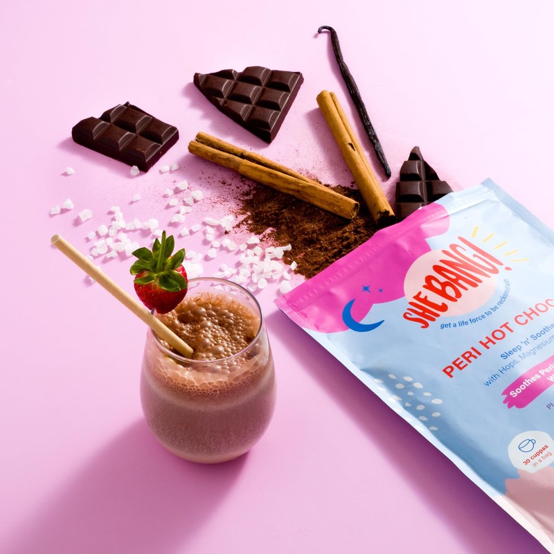 SheBANG! Woman Peri Hot Choccy with Magnesium Glycinate and Hops