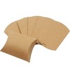 Outuxed Kraft Pillow Boxes 100pcs Small Gift Boxes, 3.5 x