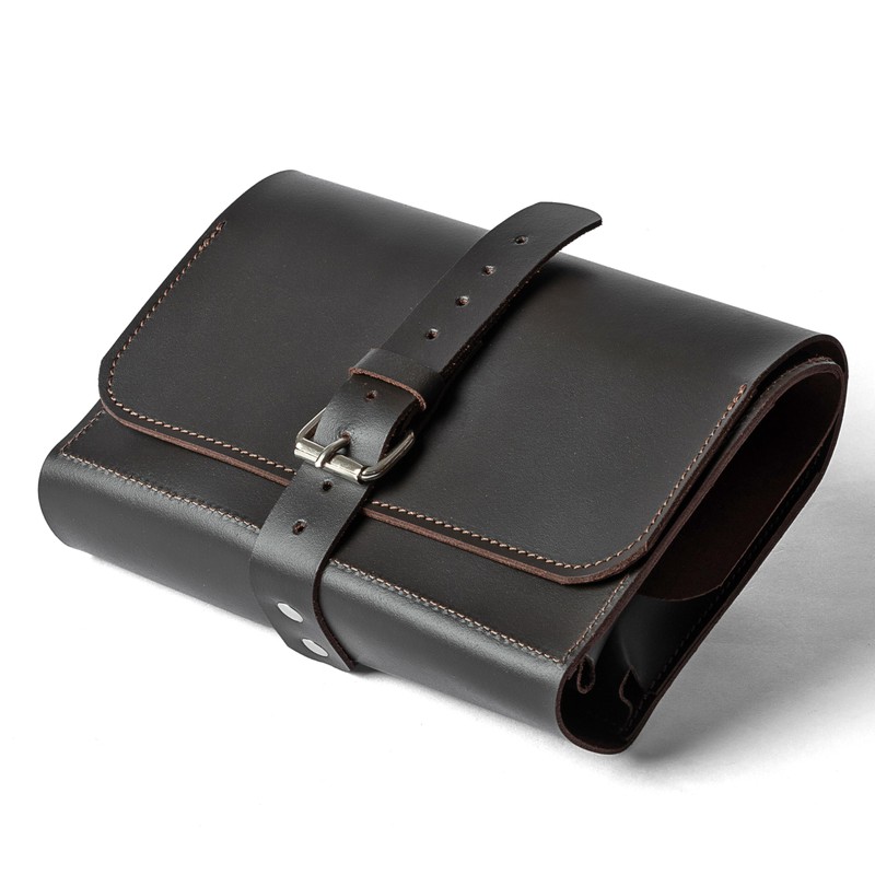 Leather Folding Knife Display Case Organizer – Holds 8 Pocket