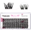 Cluster Eyelashes, Pack of 72 Individual Eyelashes, Eyelash Clusters, DIY